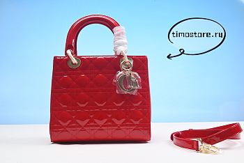 dior red bag 24cm