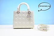 D1or lady Bag White 24cm - 1