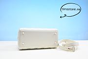 D1or lady Bag White 24cm - 5