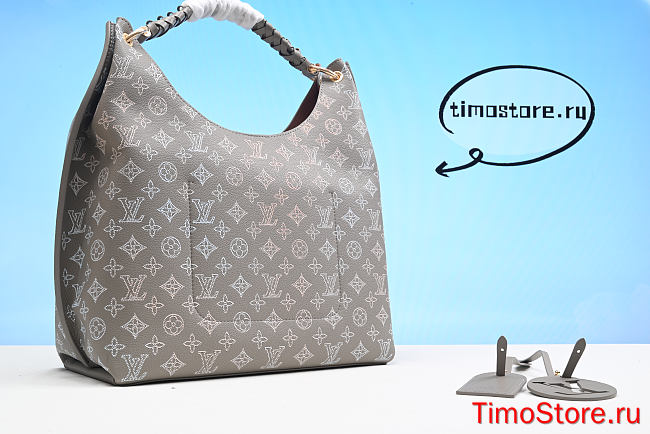 1ouis Vu1tton Carmel Mahina Hobo Bag 40cm - 1
