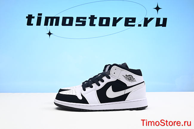 Nike Air Jordan 1 Mid Black 554724-113 - 1