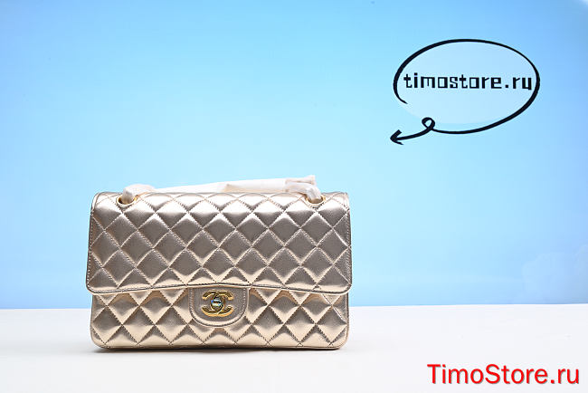chane1  Classic Handbag Iridescent Ivory 25cm - 1