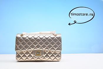 chane1  Classic Handbag Iridescent Ivory 25cm