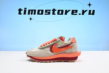 Nike LD Waffle sacai CLOT Kiss of Death Net Orange Blaze DH1347-100