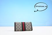 Gvcc1 Ophidia Continental Wallet GG Web Beige/Ebony  - 2