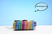 chene1 Printed Fabric Quilted Logo Single Flap Bag Multicolor 25cm - 4