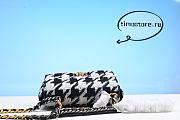 chane1  Houndstooth bag 26cm - 6