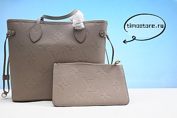 1ouis Vu1tton Neverfull Empreinte MM Turtledove 32cm 