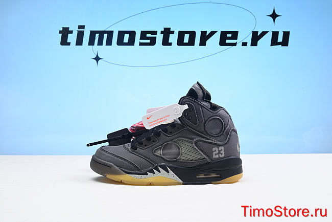 Nike Air Jordan 5 Retro Off-White Black CT8480-001 - 1