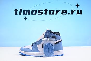 Nike Air Jordan 1 Retro High White University Blue Black 555088-134
