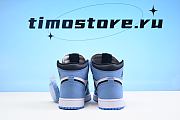 Nike Air Jordan 1 Retro High White University Blue Black 555088-134 - 6