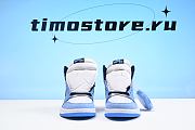 Nike Air Jordan 1 Retro High White University Blue Black 555088-134 - 5