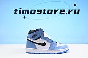 Nike Air Jordan 1 Retro High White University Blue Black 555088-134 - 3