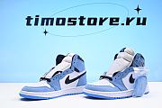 Nike Air Jordan 1 Retro High White University Blue Black 555088-134 - 2