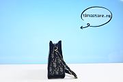 D1or CD Signature Hobo Mini Bag Blue 23cm - 3