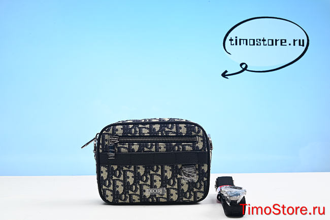 D1or   Christian Dior Oblique Messenger 17 cm  - 1