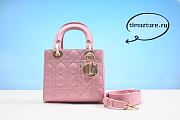 D1OR - Mini Lady Dior Bag Melocoton Pink 20cm - 1