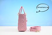 D1OR - Mini Lady Dior Bag Melocoton Pink 20cm - 3