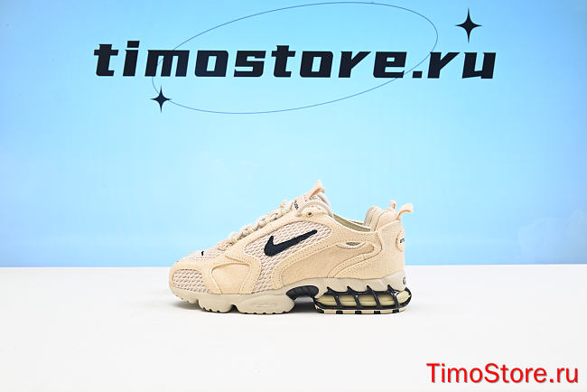 Nike Air Zoom Spiridon Cage 2 Stussy Fossil CQ5486-200 - 1