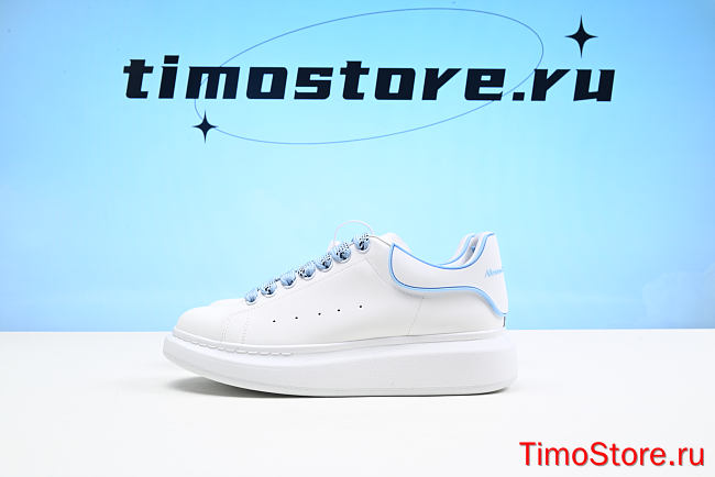 Alexander McQveen Oversized Sneaker White Blue  - 1