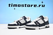 1ouis Vu1tton Traniner White Black  White 1A9JGB  - 2