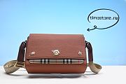 Bvrberry Note Leather Crossbody Bag 25cm  - 1