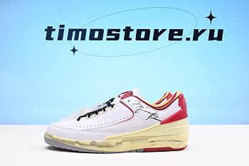 Nike Air Jordan 2 Retro Low SP Off-White White Red DJ4375-106