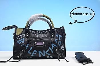 Ba1enciaga City bag 30cm