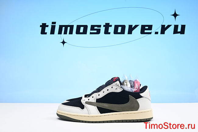 Travis Scott x Air Jordan 1 Low OG Olive DZ4137-106 - 1