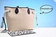 Louis Vuitton Neverfull MM Wild at Heart Cream 31CM - 1