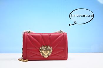 DG WOMEN BAG 26CM RED 