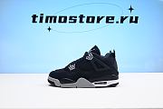 Air Jordan 4 Retro black Canvas DH7138-006 - 1