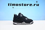 Air Jordan 4 Retro black Canvas DH7138-006 - 5