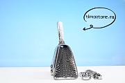 Ba1enc1age Hourglass Crocodile Embossed Bag 19cm  - 5