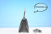 Ba1enc1age Hourglass Crocodile Embossed Bag 19cm  - 4