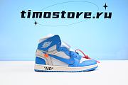 Nike Air Jordan 1 Retro High Off-White University Blue AQ0818-148 - 6