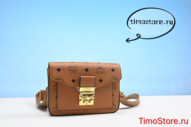Mcm 'millie' small visetos crossbody bag  - 1
