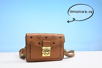 Mcm 'millie' small visetos crossbody bag 