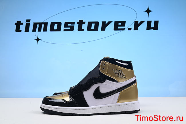 Jordan 1 Retro High NRG Patent Gold Toe 861428-007 - 1