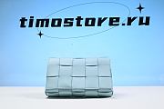 Bottega Veneta Intreccio Cassette Teal Washed  23cm - 1