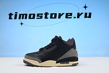 A Ma Manière x Air Jordan 3 “Black” AMM  FZ4811-001 