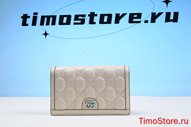 Gvcc1 matelassé chain wallet 20cm  - 1