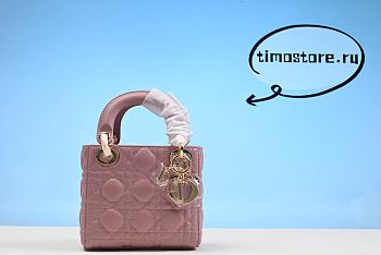 D1or  lady Bag  pink  17cm 