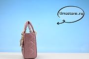 D1or  lady Bag  pink  17cm  - 5