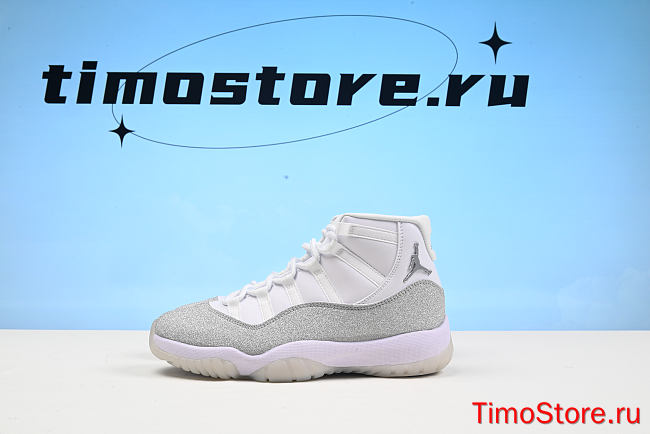Nike Air Jordan 11 Retro White Metallic Silver AR0715-100 - 1