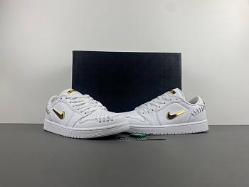 Jordan 1 Low Method of Make Sail Metallic Gold (Women's) 