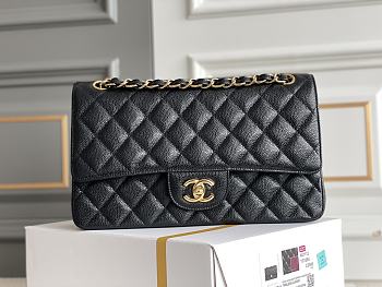 Chene1 | Classic Flap Bag Lambskin Golden A01112 25.5cm