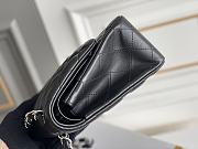 chene1  | Classic Flap Lamskin Bag Black Silver - A01112 - 25cm - 4