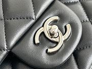 chene1  | Classic Flap Lamskin Bag Black Silver - A01112 - 25cm - 2