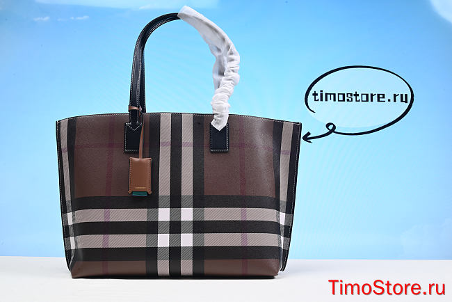 Bvrberry check-print Tote Bag 34cm - 1